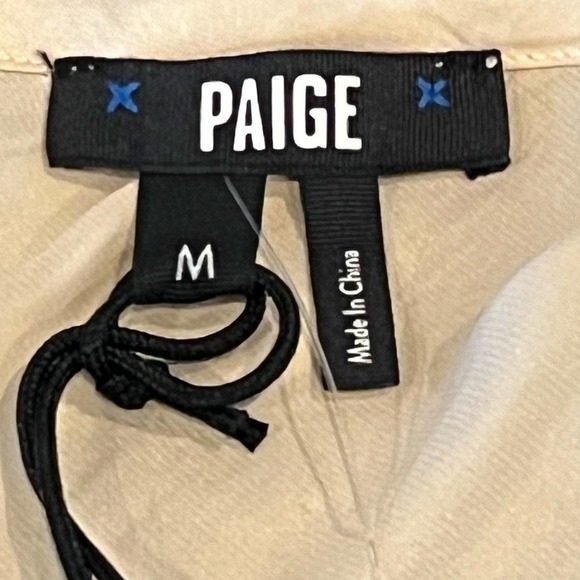 PAIGE ANDREYA SATIN LONG SLEEVE‎ THONG BODYSUIT NWT WOMEN'S SIZE MEDIUM - Picture 11 of 16